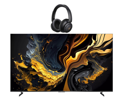 Telewizor 85" Xiaomi TV Max 2025 100" + SOUNDCORE Q30 (Upgraded) Czarne